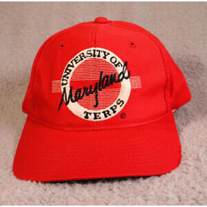 Vtg 90s The Game NCAA Maryland Terps Terrapins Snapback Rare